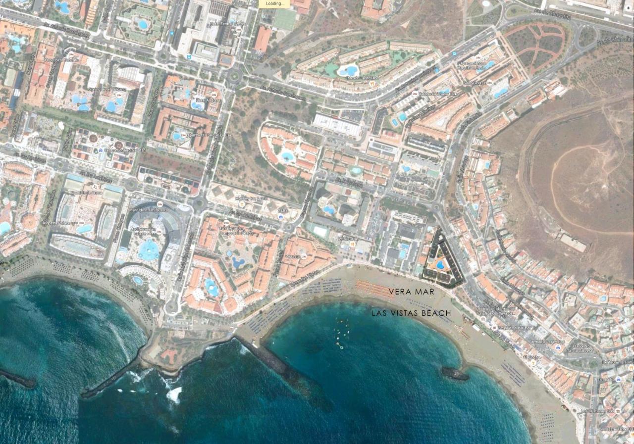 Vera Mar 9C Primera Linea Con Piscina Y Parking Лос Кристианос Экстерьер фото